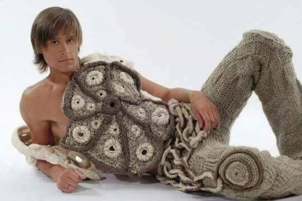 Crochet Guy Tan Outfit